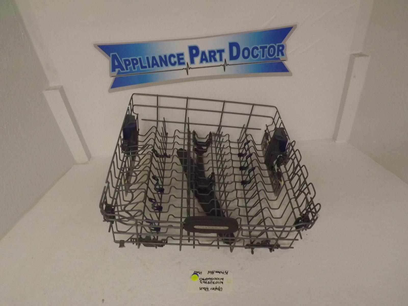 KitchenAid Dishwasher W10728863 W10056270 Upper Rack Used KitchenAid Dishwasher W10728863 W10056270 Upper Rack Used
